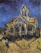 Vincent Van Gogh The Church at Auvers sur Oise painting